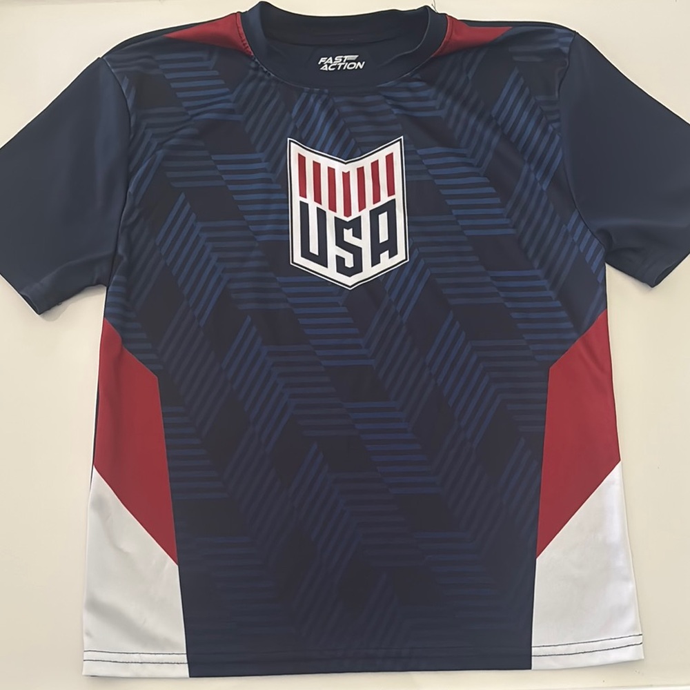Blue and Red USA National Team Jerseys